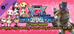 EARTH DEFENSE FORCE 5 - Air Raider Weapon Singing and Dancing Pure Decoy Launcher Set of 8