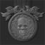 The Hero's Skull Badge