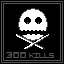 Killed 300 Ghosts!