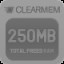 250 MB Cleared