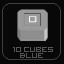Got 10 Blue Cubes!