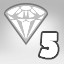 5 diamonds