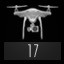 Use holodrones 17 times.