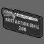 .300 Bolt Action Rifle (Winter Camo)