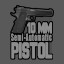 10mm Semi-Automatic Pistol (Black)