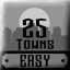 25 towns, mode easy