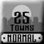 25 towns, mode normal
