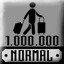 over 1 million passengers, mode normal
