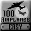 over 100 airplanes, mode hard