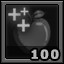 100 items upgraded