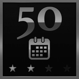 Played 50 Days In Total