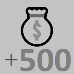 💰+500