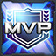 Accumulative number of being designated as MVP after game end : 50