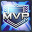 Accumulative number of being designated as MVP after game end : 150