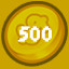 500 Coins Spent!