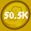 50.5k Coins Spent