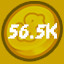 56.5k Coins Spent