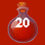 20 Potions Used