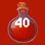40 Potions Used