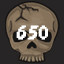 650 Monsters Killed