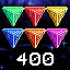 400 Tetrahedrons!