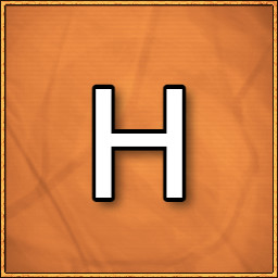 LETTER H