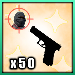 50x Glock Headshot