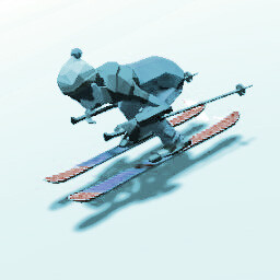 Ski Fall Silver