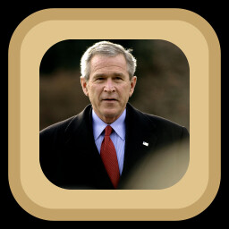 43RD PRESIDENT OF THE UNITED STATES GEORGE W. BUSH!