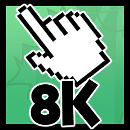 8 000 Clicks!