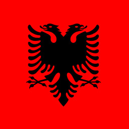 National flag of Albanian