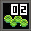 Emerald coins of the level 02 collected