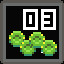 Emerald coins of the level 03 collected